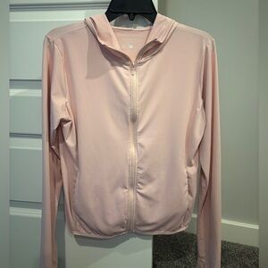 Love Tree Women's lightweight Pink Hooded Jacket Size Medium